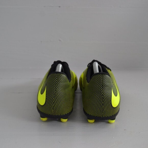 Nike FG Soccer Cleats Neon Yellow Green Kid's 4.5 Bravata II Black Athletic - Picture 5 of 8